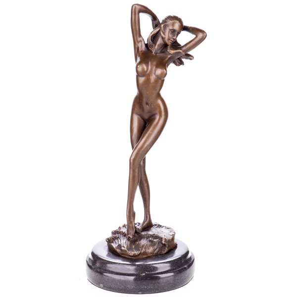 Női akt bronz szobor  képe